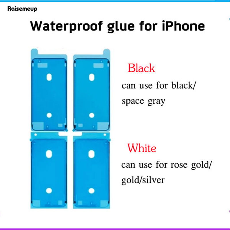 Impermeabile di Tenuta Autoadesivo Adesivo per il iphone 6S 7 8 Più di X XS MAX XR LCD Impermeabile Con Cornice Lunetta di Tenuta nastro Adesivo Colla
