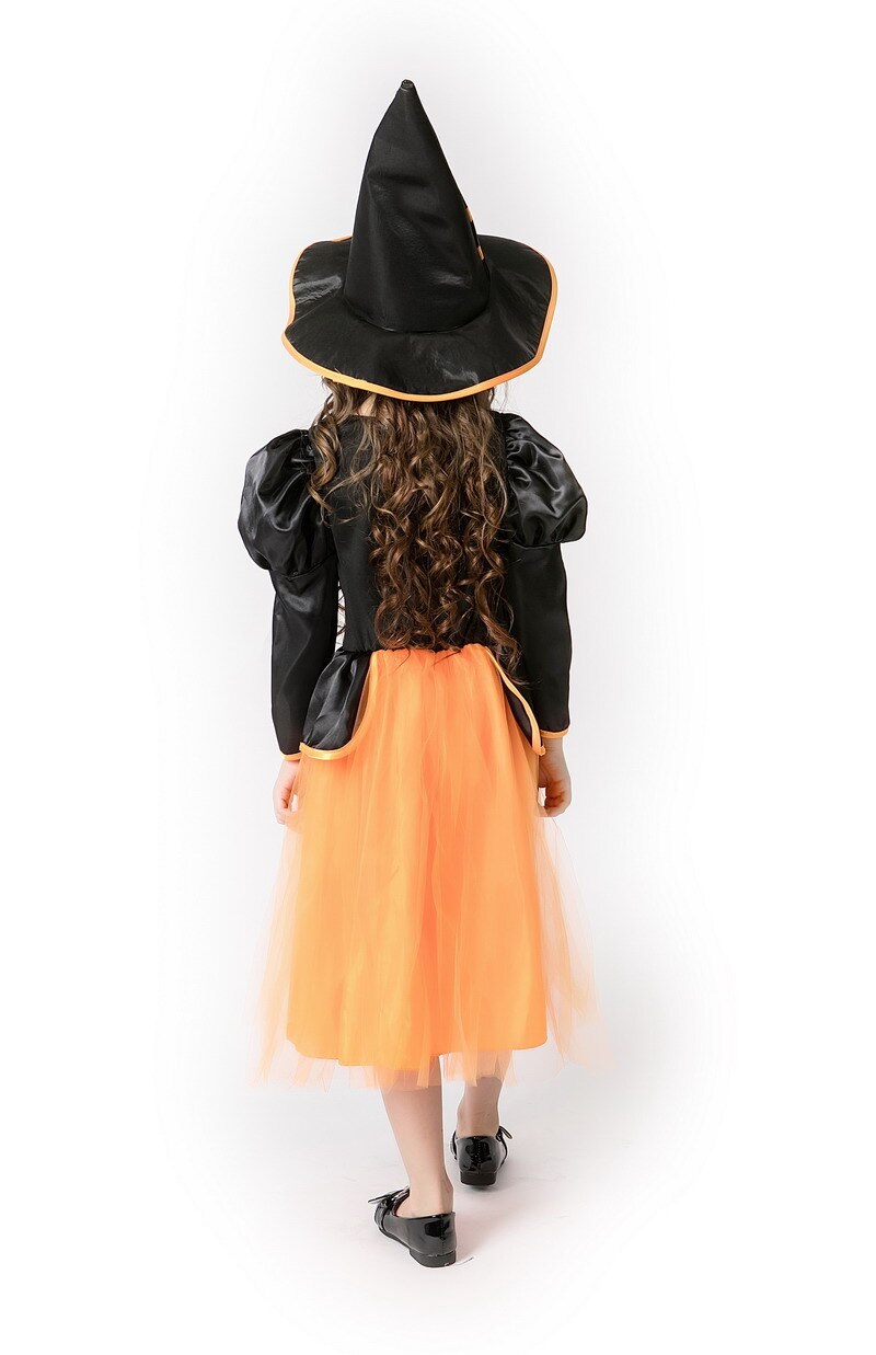 Halloween Party Dress Witch Spider