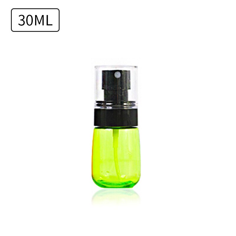 30ml/60ml 1pc gennemsigtige plastik sprayflasker bærbare rejseflasker små genopfyldelige beholdere tomme kosmetikbeholdere: 30ml grønne lotioner