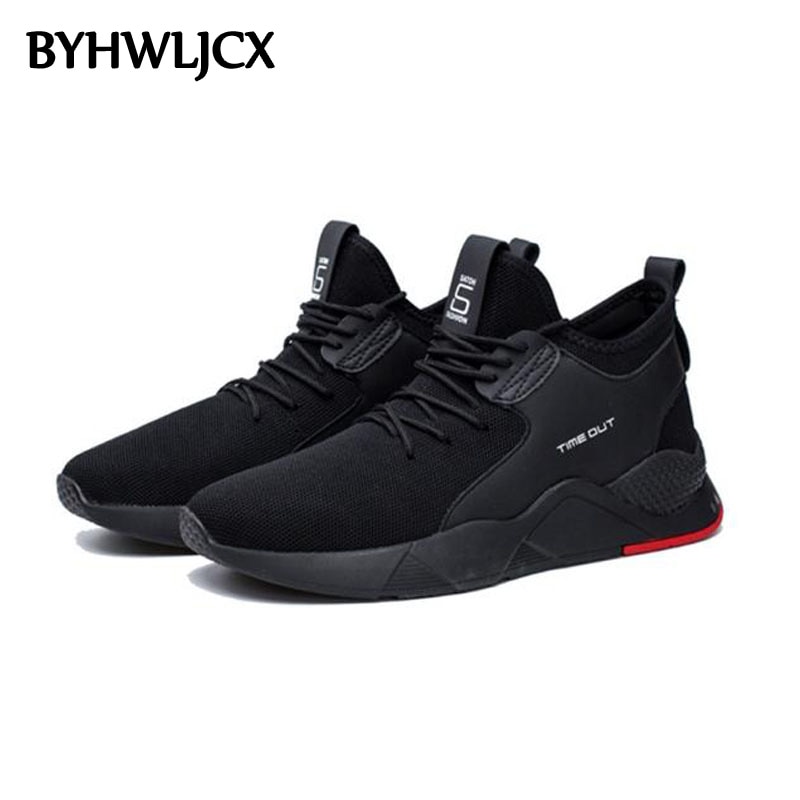 men's shoes for running fitness sneakers rubber wear - resistant non - slip mesh breathable outdoor casual shoes