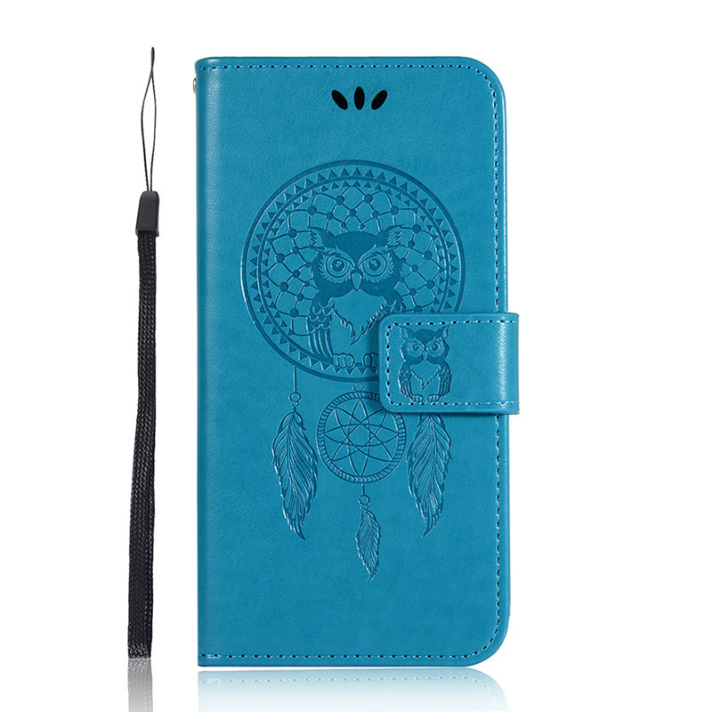 Flip Case Honor 9X Case Luxury Wallet PU Leather Back Cover Phone Case For Huawei Honor 9X STK-LX1 9 X Honor9X Case Cover 6.59: Blue