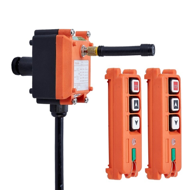 TELECRANE Wireless Industrial Remote Controller Electric Hoist Remote Control 2 Transmitter + 1 Receiver F21-2S