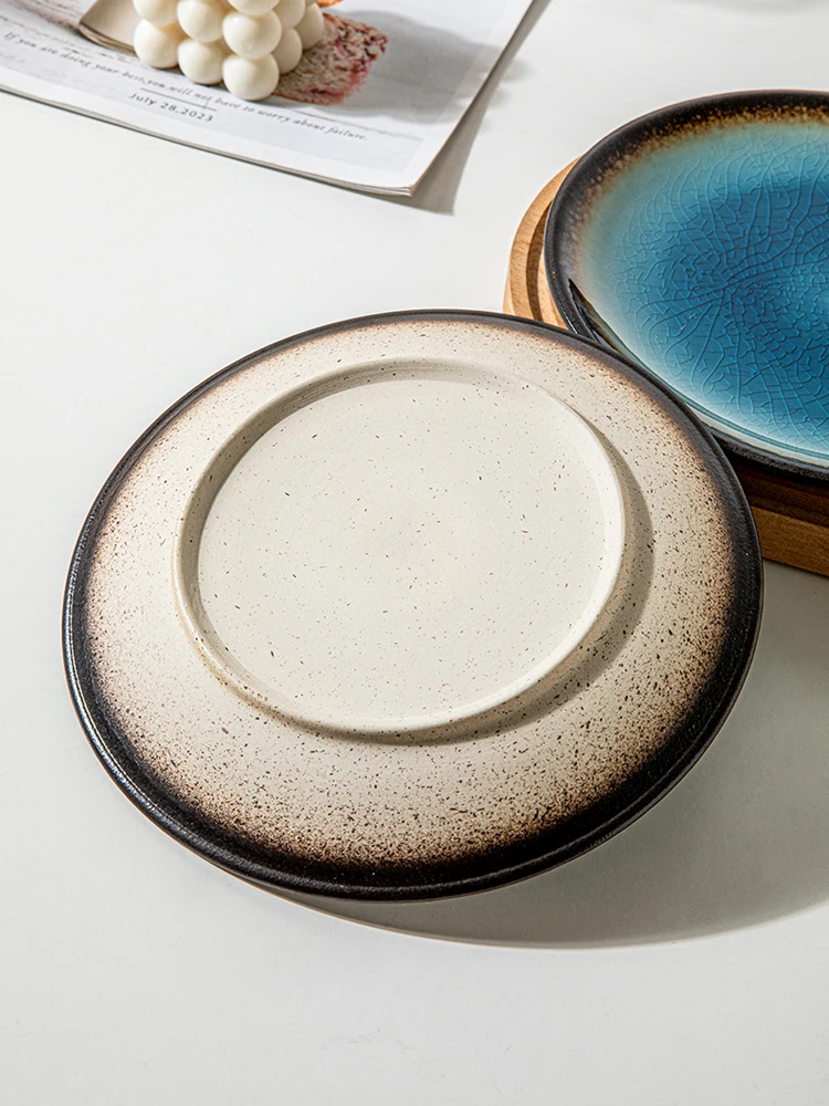 8-calowy dysk lodowy japońska ceramiczna talerzyk deserowy naczynia premia