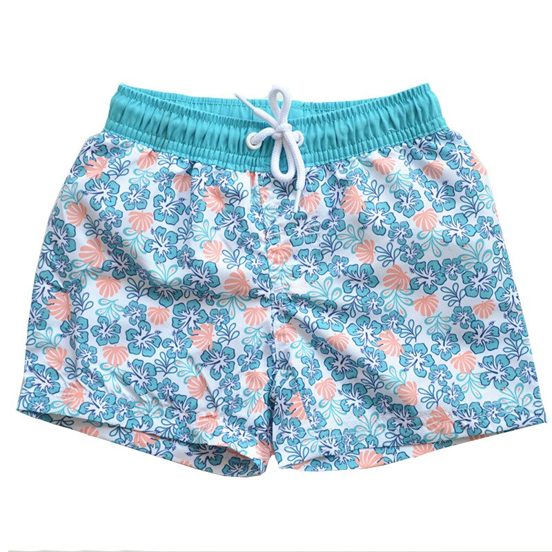 Jongens Badmode Jongen Shorts Voor Zwemmen Groene Bloemenprint Losse Beach Vacation Broek Plus Size Sport Zwemmen Zwemmen Shorts: 140cm    9-10Y