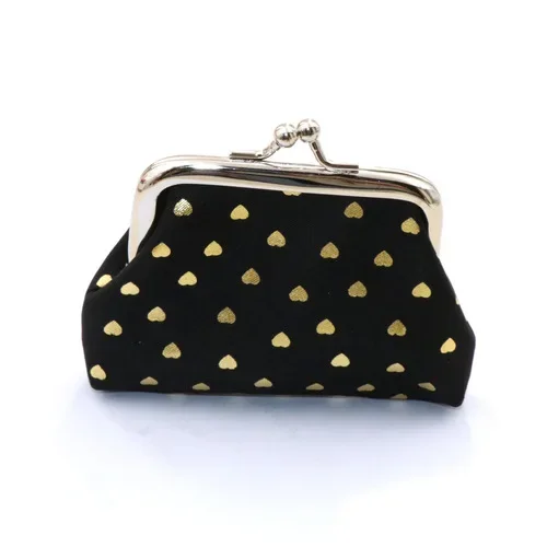 Myntpung med oljevoks i skinn, 4- tommers spenne, mini-lommebok, myntveske, leppestift-oppbevaringsveske, dame-clutch-veske: Naken