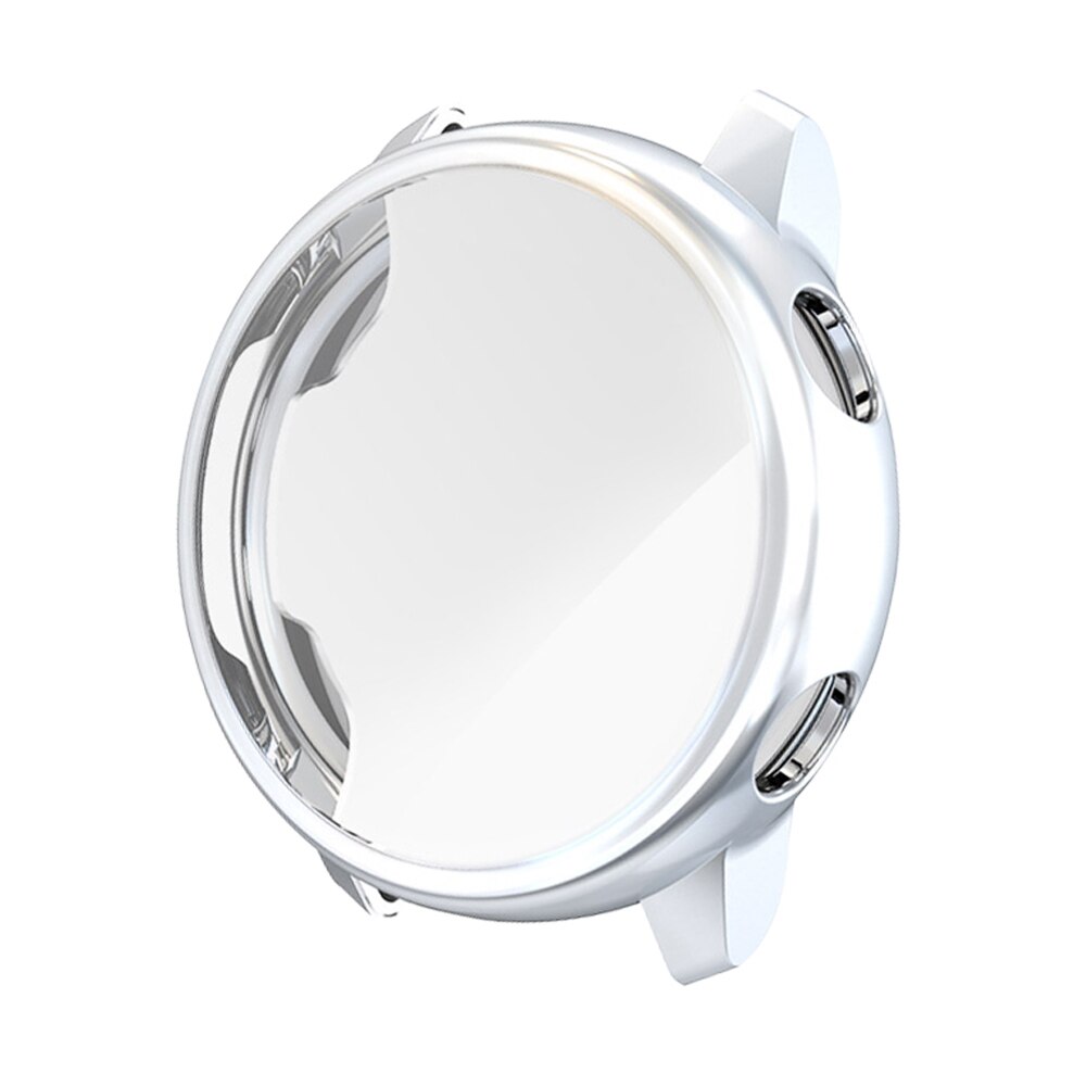 Voor galaxy watch active 2 hoesje samsung galaxy watch active 2 44mm 40mm bumper protector hd volledige dekking scherm beschermhoes: Zilver / Voor actief 2 40mm