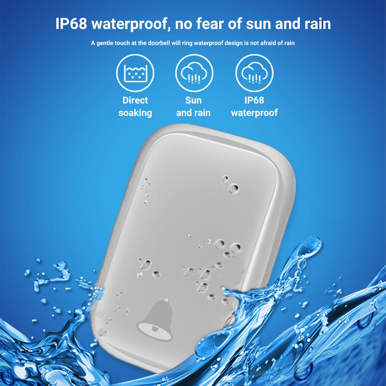 Wireless Home Doorbell No Battery Required Waterpr... – Grandado