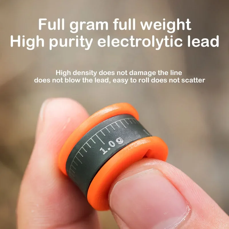 1/2pc højpræcisions blylod fiskeblyark striprulle bløde lod klip grej fiskeri lod skala fisketilbehør
