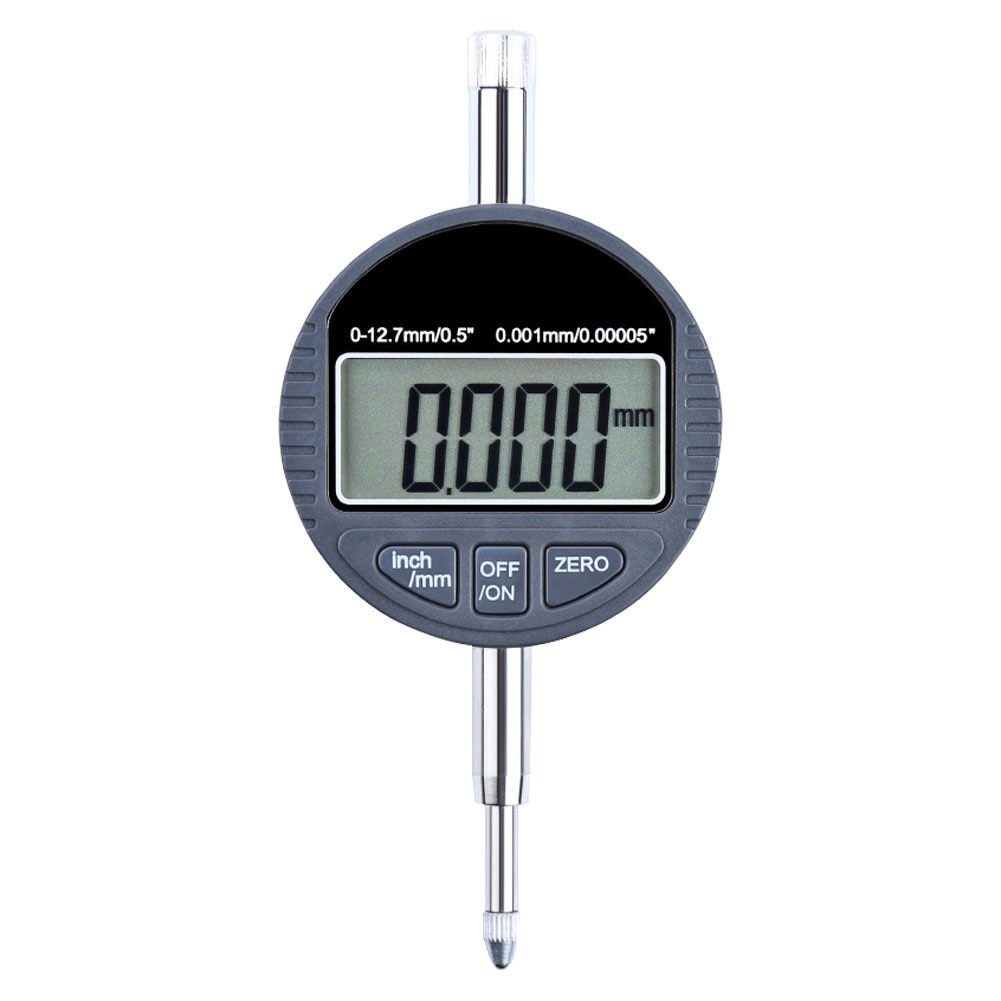 Comparateur à Cadran Numérique 12.7mm - Micromètre Épaisseur Éponge, Papier, Cuir | Grand Écran LCD - 5