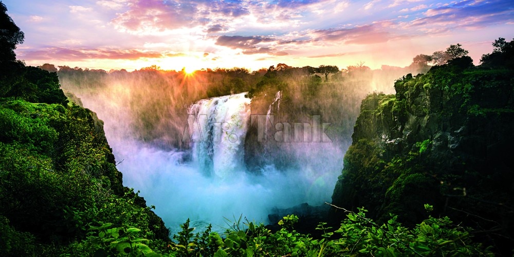 Aquarium achtergrondposter op maat met zelfklevende waterval pvc aquarium decoratie accessoires landschapsbehang