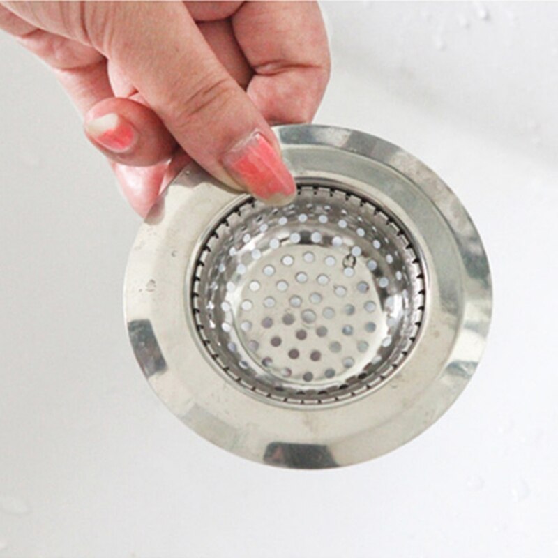 Rvs Spoelbak Anti-Verstopping Gootsteen Zeef Verwijdering Stopper Geperforeerde Mand Drains Zeef