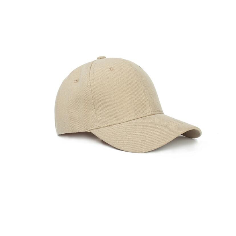 Solid Color Baseball Cap Summer Outdoor Sports Cap Tennis High Pony Tail Cap Unisex Hip-hop Rebound Cap Beach Vacation Sun Hat: Khaki