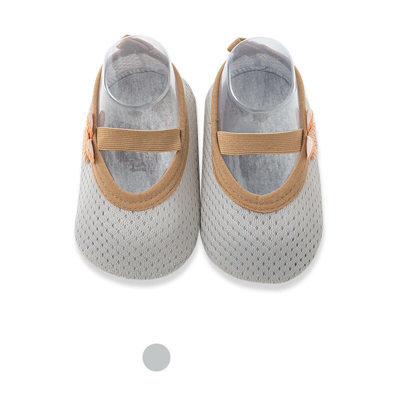 zapatos bebe niña andadores para bebé zapatillas bebe escarpines playa: Gris / M