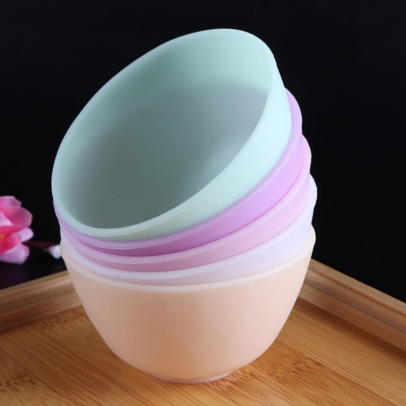 Bol en Silicone Anti-goutte masque Facial sans odeur bol mélangeur usage domestique préparation bol à mesurer pour les ingrédients de riz nouilles