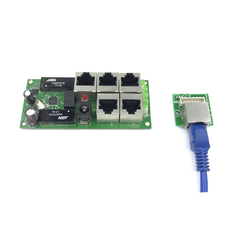 OEM mini goedkope priceule5-port HUB capture packet mirroring Elke poort capture packet data captureEthernetswitchmodule: 5port100mHUBMirror