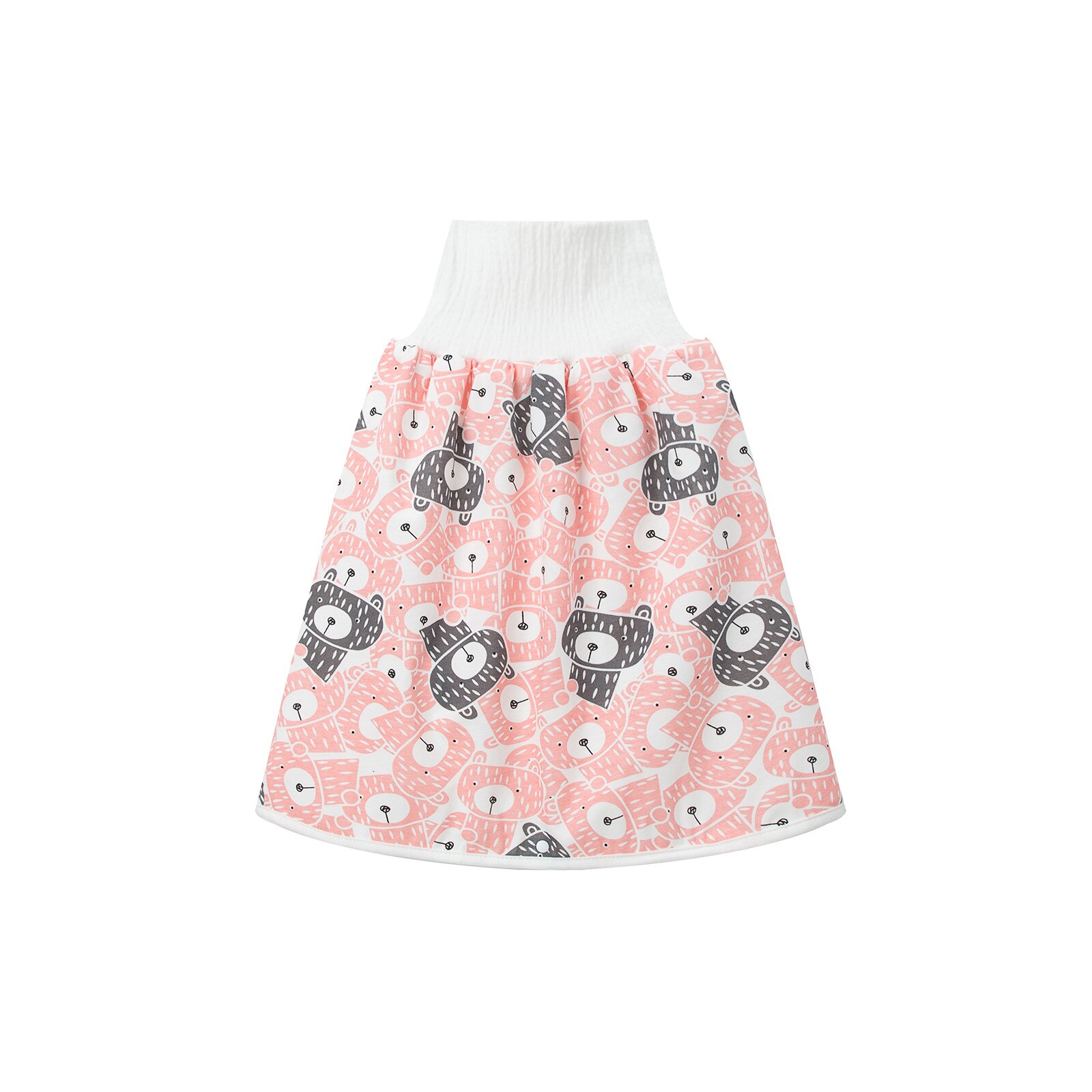 Falda de pañales para niños de 0 a 8 años, cómoda falda de pañales para niños y niñas, faldas de pañales impermeables de dibujos animados, paño de entrenamiento, pañal 3 en 1: A / 0 to 4 Years