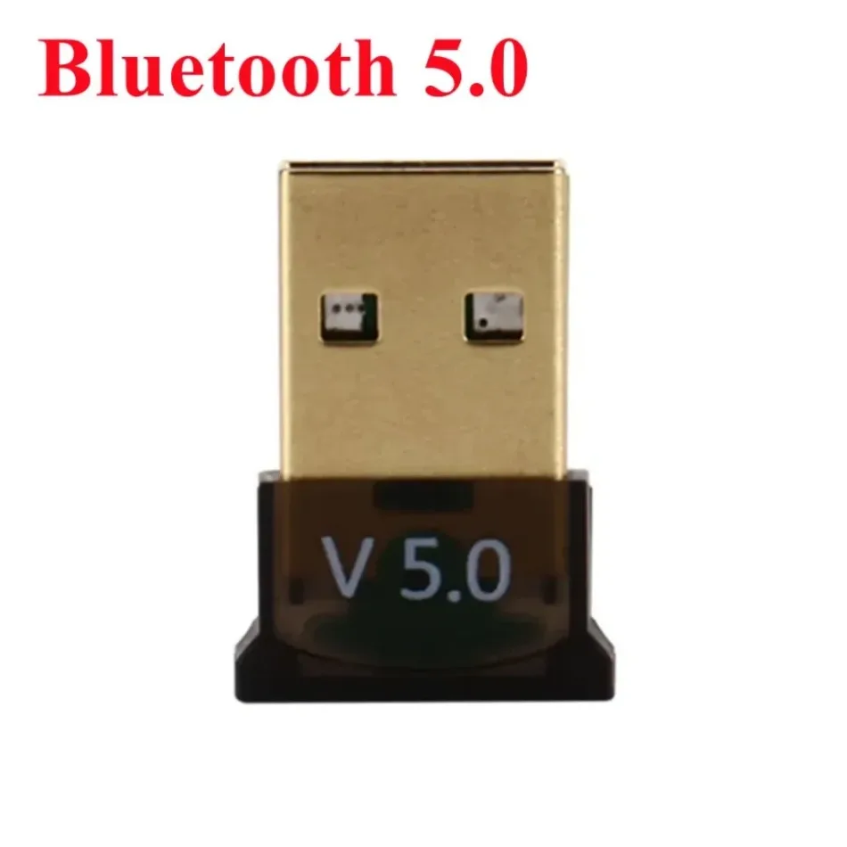 Adaptador USB Bluetooth 5,1 transmisor receptor Bluetooth 5,3 Dongle inalámbrico USB BT5.0 BT4.0 adaptadores para PC ordenador portátil: BLANCO