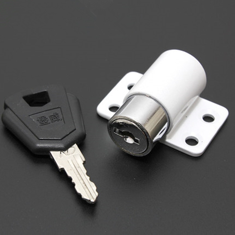 1Pc Aluminium Ramen Deur Anti-Diefstal Slot 7Mm Lock Tong Diameter Kleine Size Duurzaam sloten Voor Schuifdeur