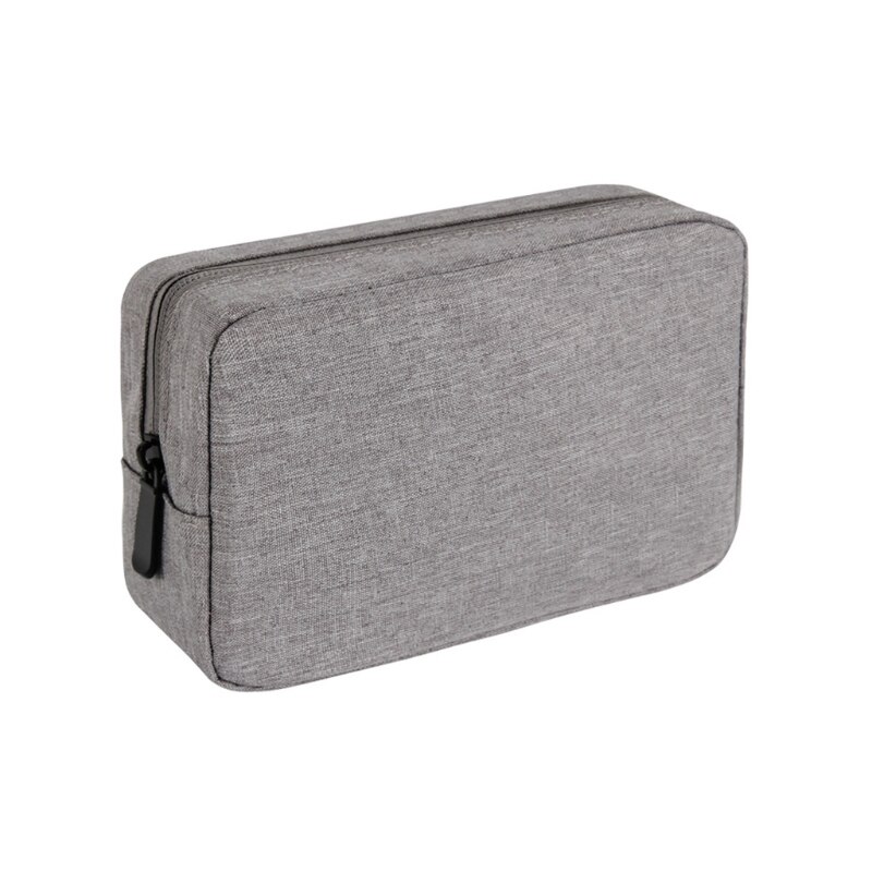 Organizador de la electrónica bolsa organizadora de cables de viaje de poliéster de almacenamiento de Cable de bolsa para Cable USB cargador de ordenador portátil