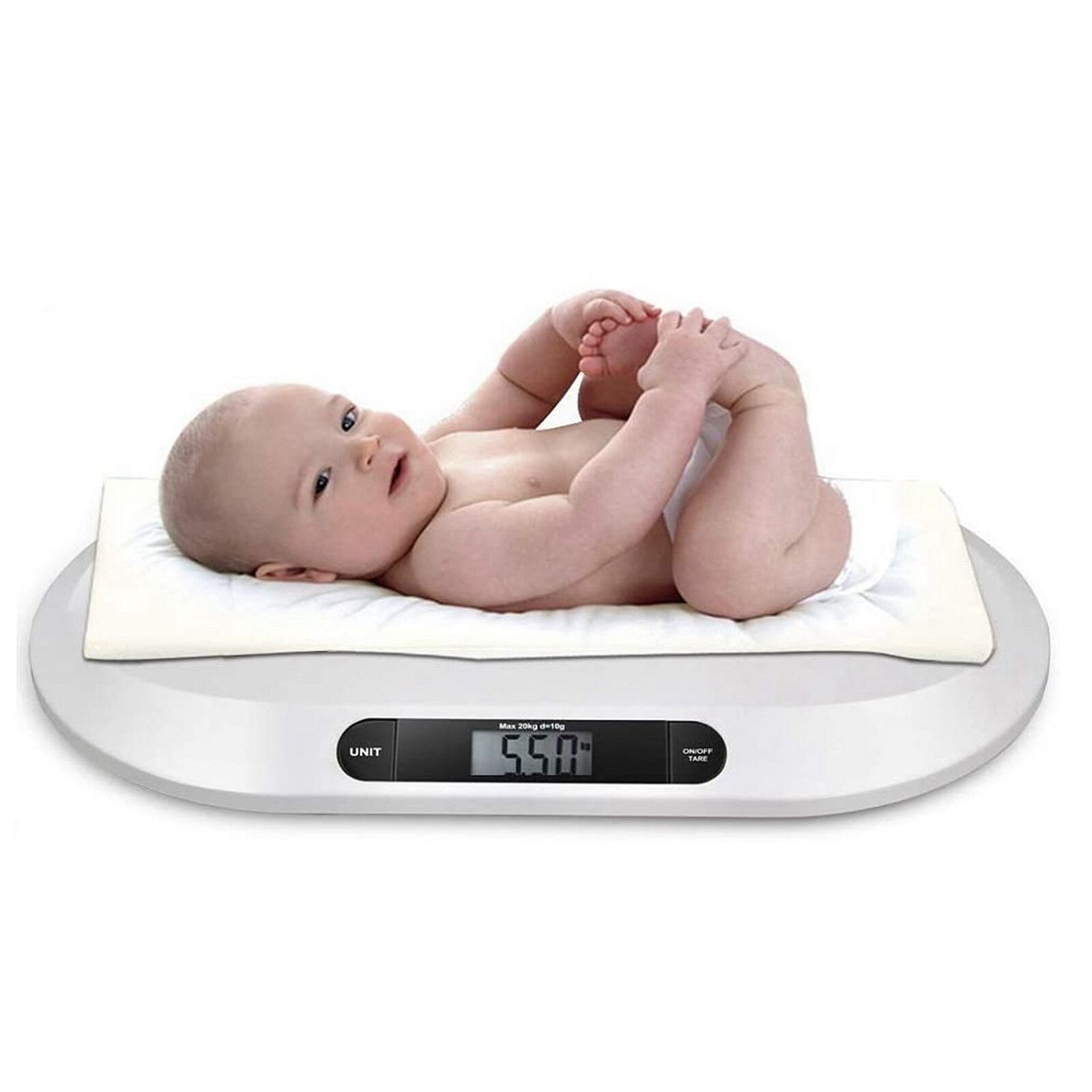 Baby Scale Multi-Function Toddler Scale Baby Scale Digital Pet Scale Infant Scale LCD Backlight Weight (Max: 20kg )