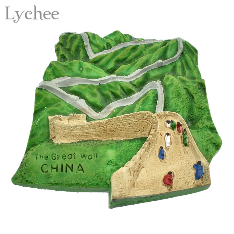 Lychee Life China Scenic The Great Wall Fridge Magnets Stickers Refrigerator Magnet Stickers Travel Souvenirs Home Decoration