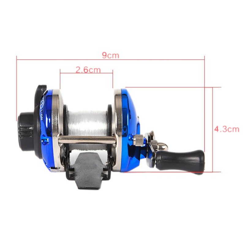 Vissen Reel Mini Metalen Bait Casting Spinning Reel Ijsvissen Reel Vis Water Wiel Baitcast Roller Reel Spinning Vissen Whee