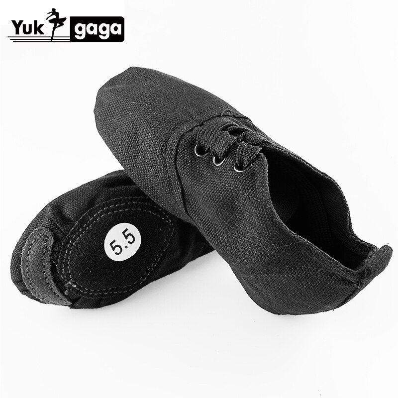 Soft Cloth Dance Jazz Shoes Ballet Shoes for Men Women Children Black Sport Sneakers Gymnastics Fitness Shoes