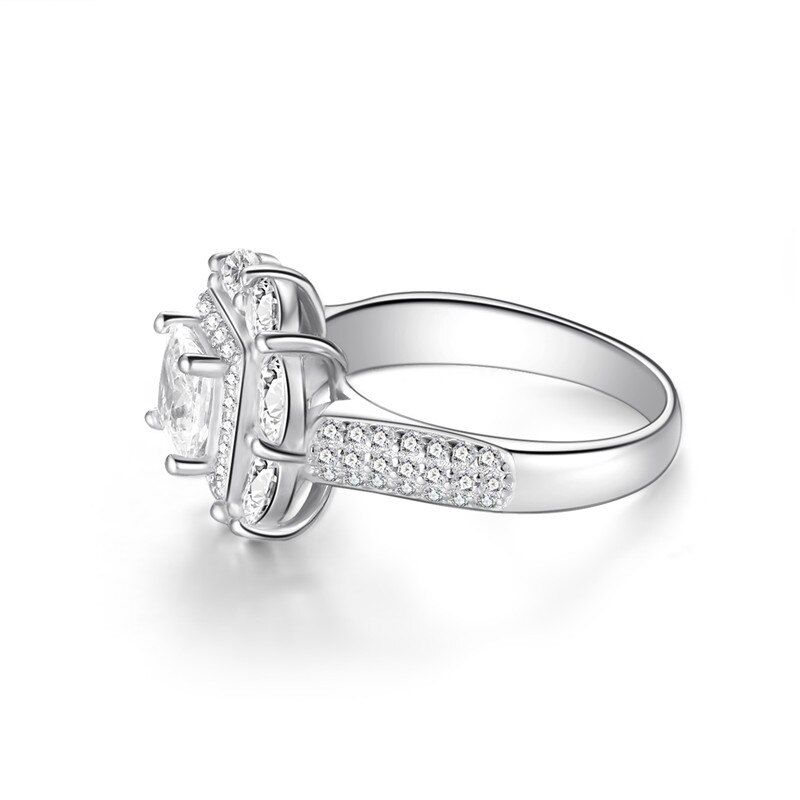 Dodo luxe bloemen trouwringen zilveren fijne sieraden grote aaa kubieke zirkonia ringen voor vrouwen bijoux femme  jz204
