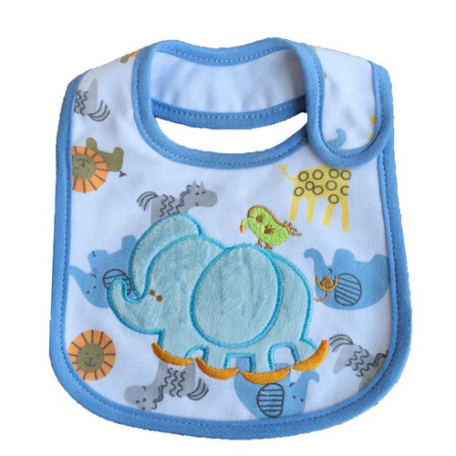 3 Stk/partij Baby Bibspattern Peuter Waterdicht Speeksel Handdoek Katoen Fit 0-3 Y: Belpt