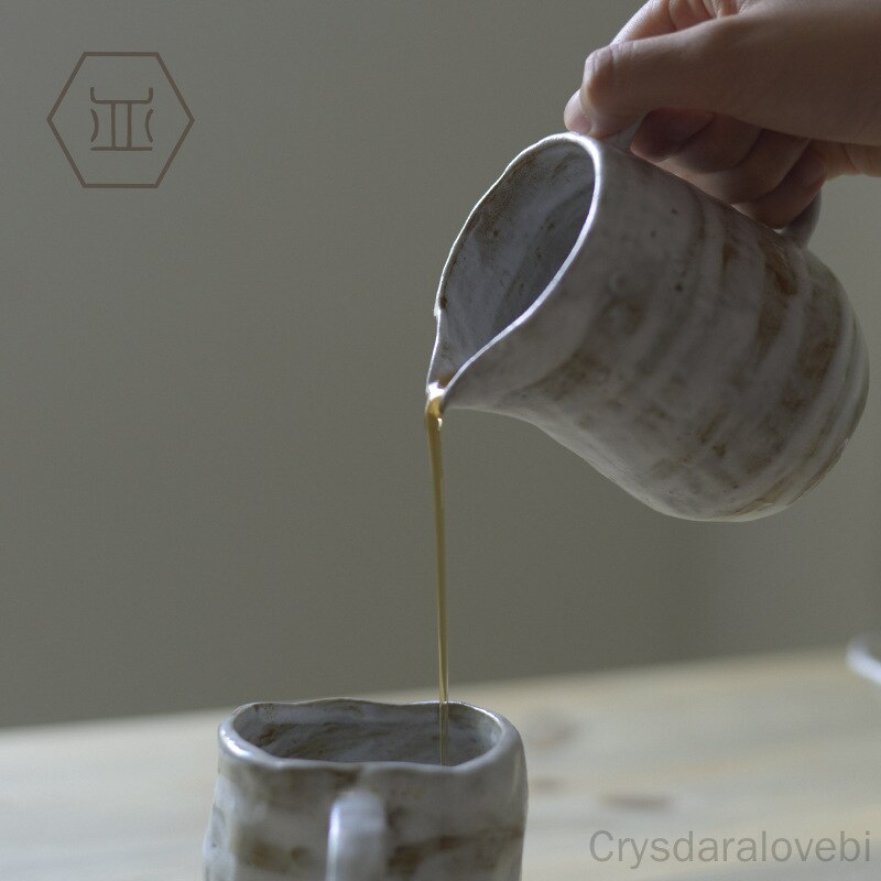 Hand Brewed Coffee Pot Set Coffee Filter Cup Utensils Instant Coarse Pottery Hand-made Coffee Utensils