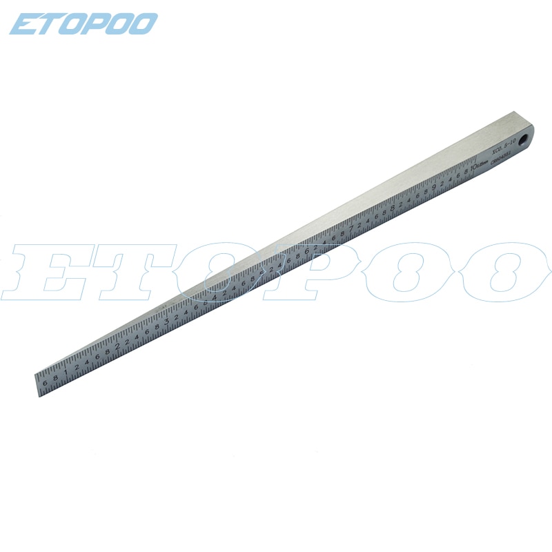 0.5-10m*0.05mm stainless steel wedge feeler gauge crack flatness layout &amp;measuring tools Wedge gauge Wedge vernier caliper