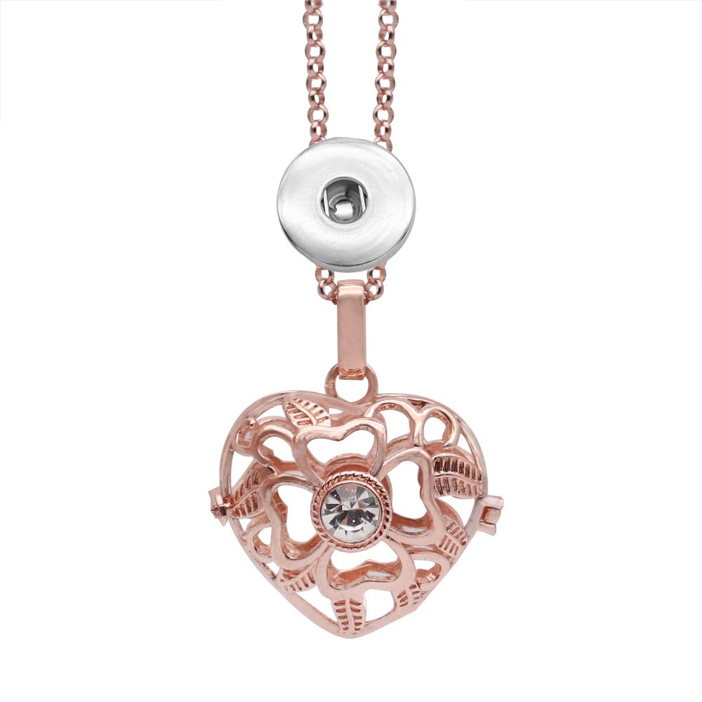 Love Angel Caller 18Mm 20Mm Drukknoop Ketting Diy Sieraden AC3770S: C