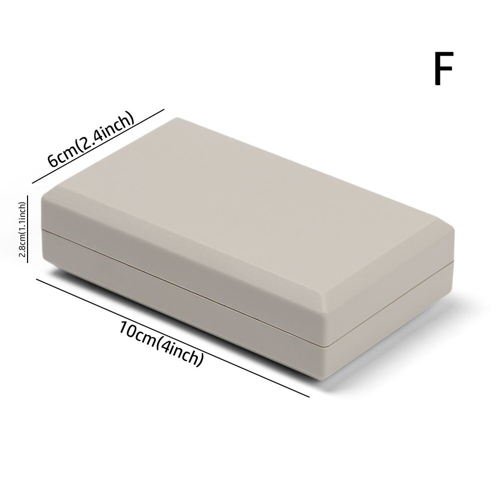 Electronic IP67Junction Box Instrument Case Waterproof Plastic Enclosure Box Electrical Project Box Outdoor Junction Box Housing: 100x60x28mm