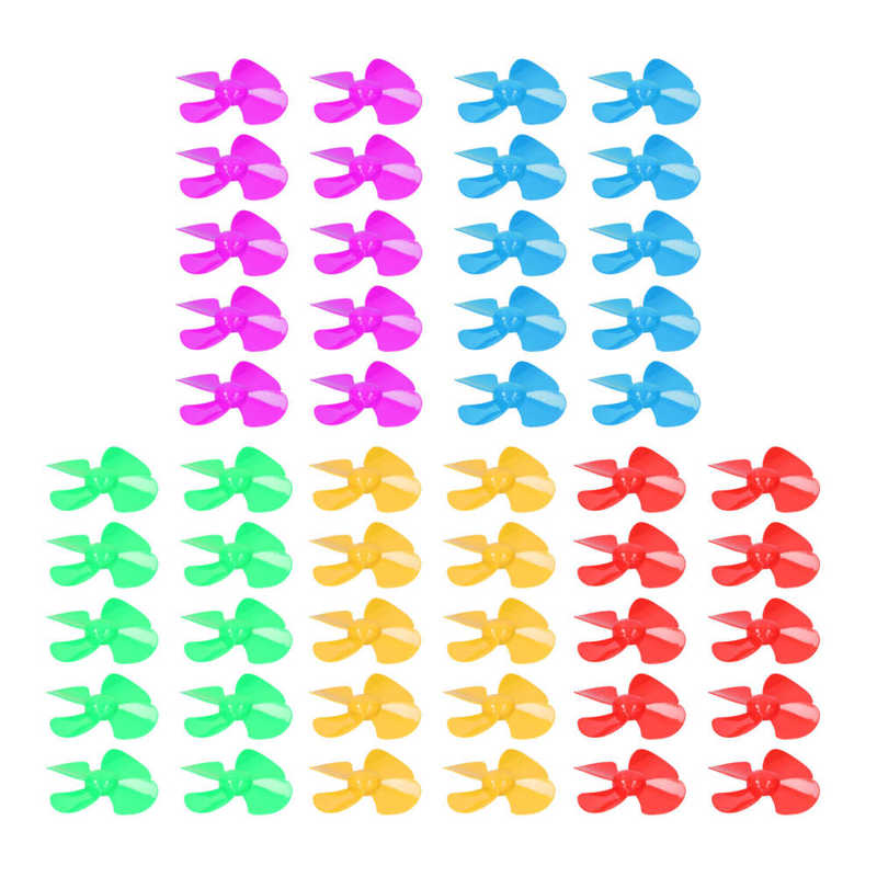 4 Blades Propeller 100mm Diameter Plastic Propellers with 2mm Hole for Craft for Mechanical Model Making