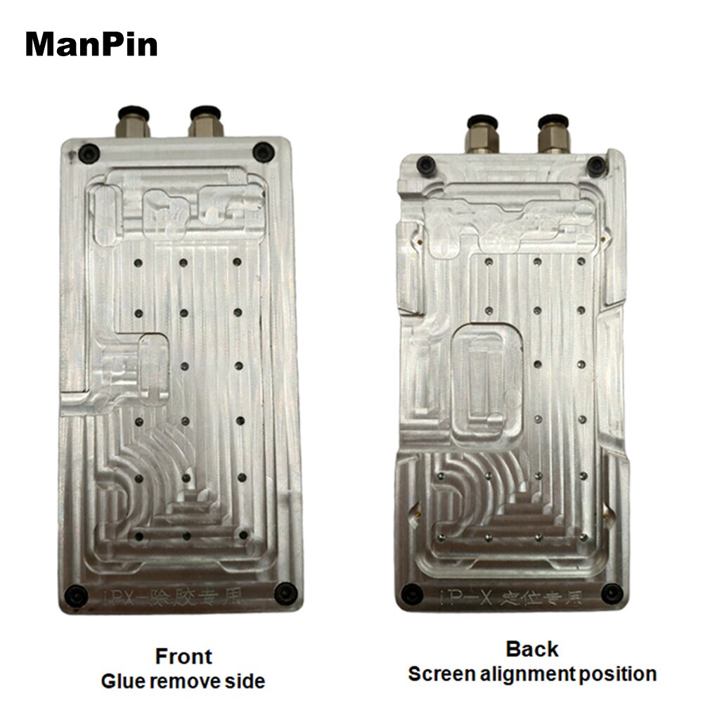 2in1 Lijm Verwijder Lcd-scherm Uitlijning Mal Voor Iphone X Xs Max 11Pro Max Polarisator Cleaning Oca Vacuüm Mould Telefoon reparatie Tools