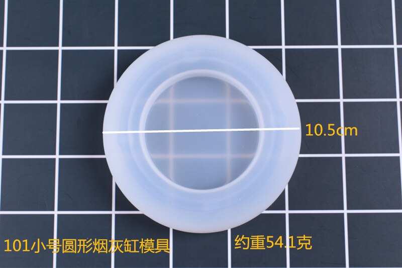 Spejl askebæger silikone skimmel krystal epoxy uv harpiks plast manuel blomsterbeholder blank poleret: 1
