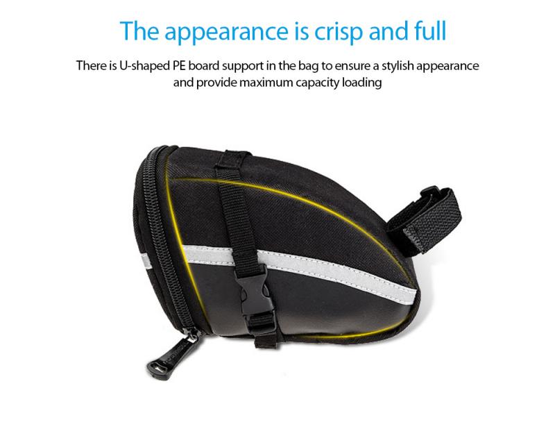 Roswheel Draagbare Waterdichte Bike Zadel Bag1.2L Multifunctionele Fiets Staart Zakken Achter Pannier Fietsen Apparatuur
