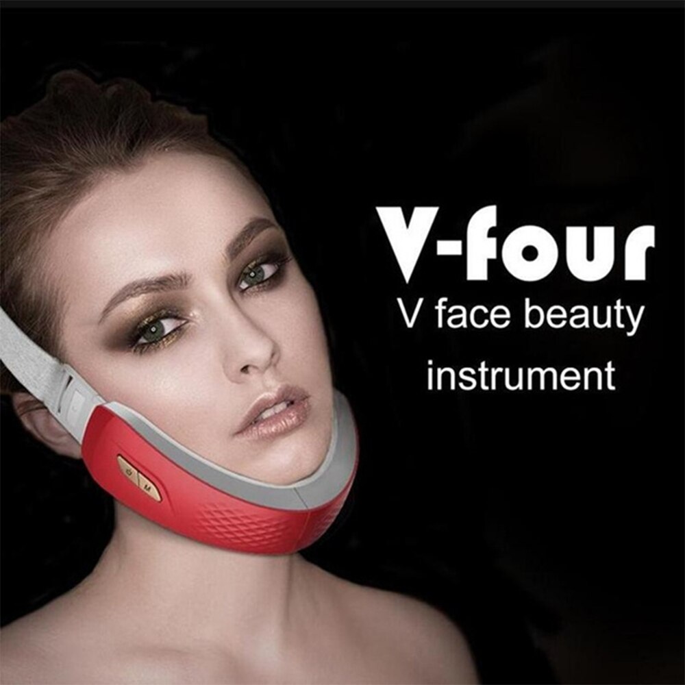 Ceinture de Lifting du visage en V + Machine de soins du cou, thérapie photonique LED, outil amincissant pour le visage, masseur vibrant, réduit le Double menton, dispositif de levage du visage