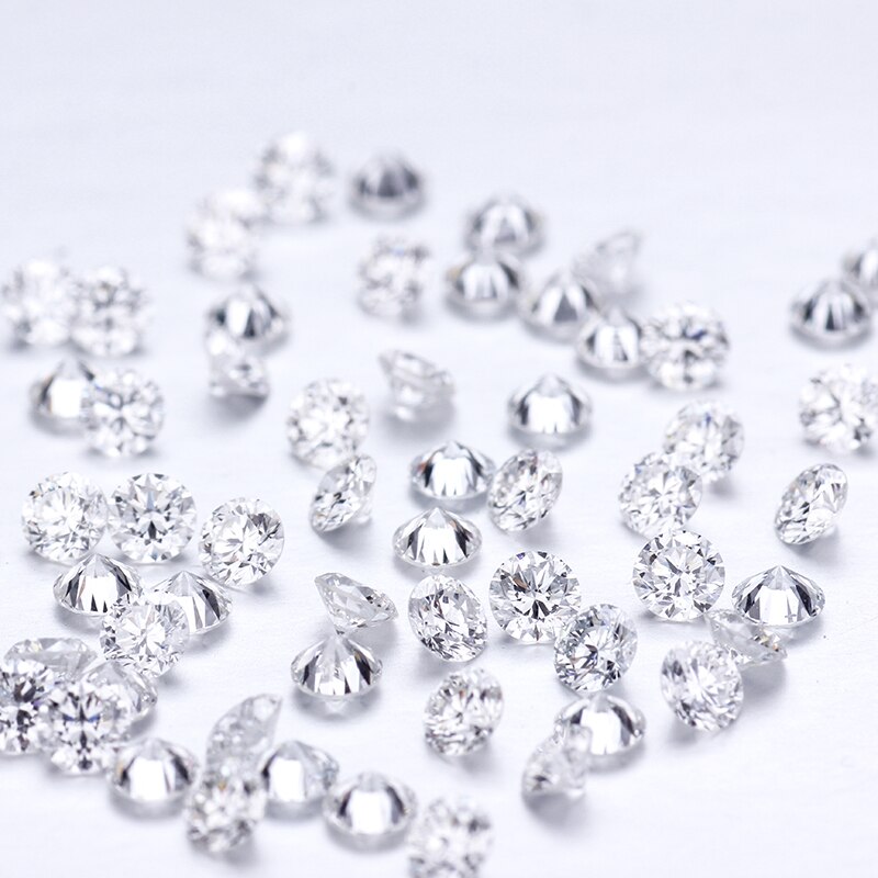 Looks Like Real Diamond Small Size Moissanite D Color 1mm 0.005ct*219pcs/Pack Price For Ring Side Stone