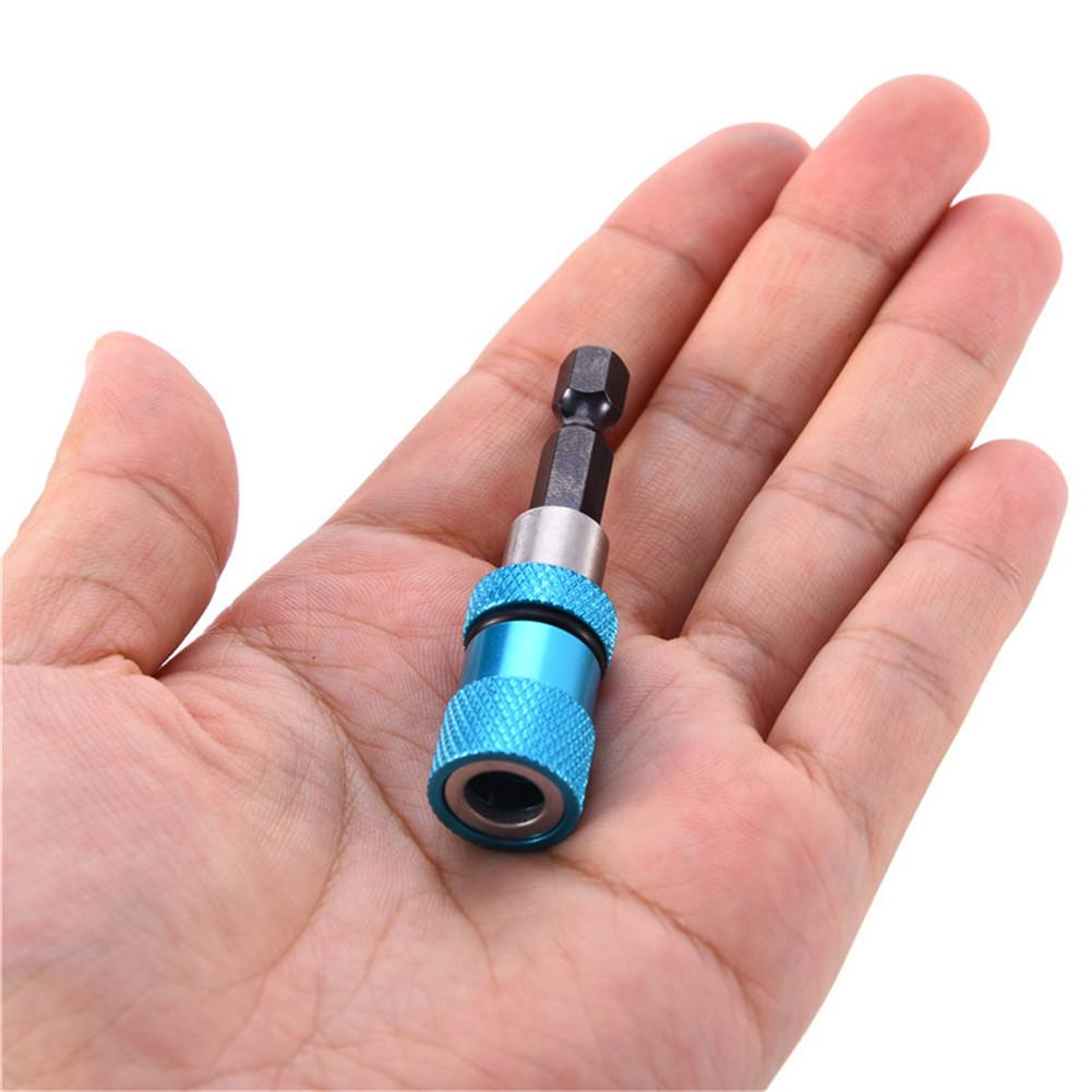 1PC Hex Shank Magnetic Drywall Screw Bit Holder Drill Screw Tool 60mm 1/4" Shank Quick Release Handle Screwdriver Bit