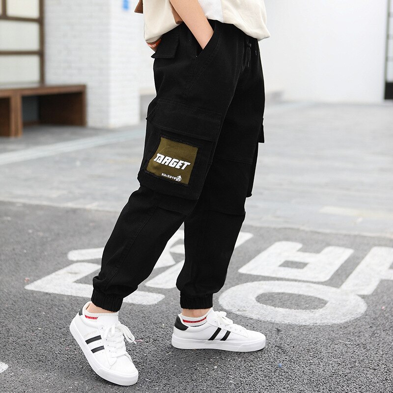 Boys Pants Children Casual Pants Kids Pants Overalls Trousers For Boy Teenage Clothes 8 10 12 14 16 Years Old