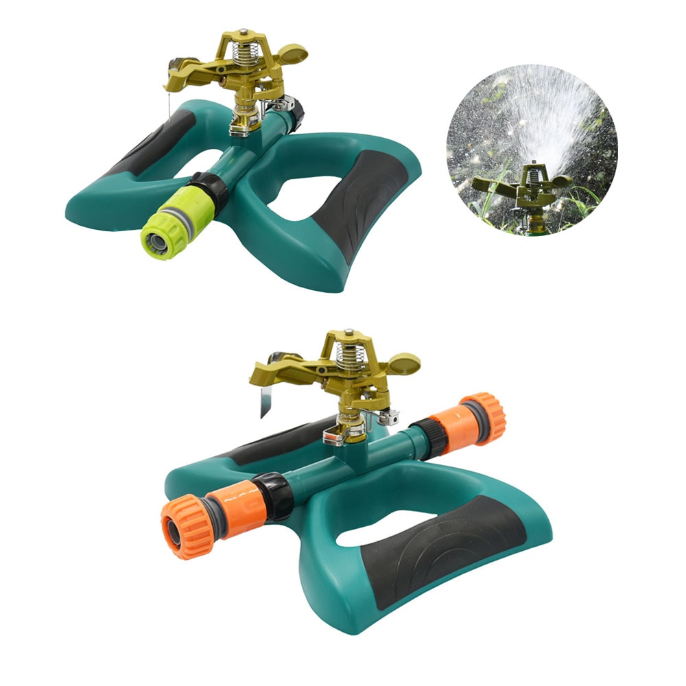 Tuin Gazon Roterende Sprinklers Met Plastic Spike Invoegen Grond Een Utomatische Watering Gras 360 Graden Vortex Water Sprinkler