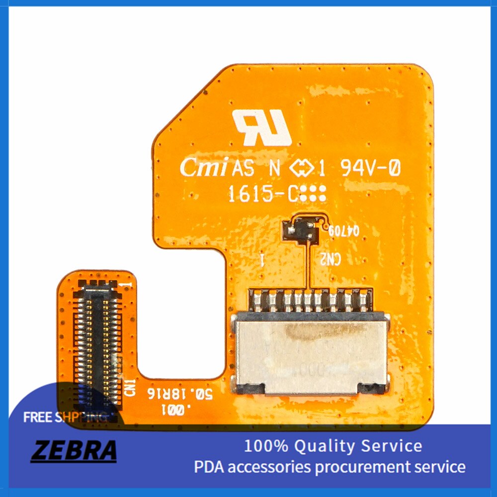 MicroSD card connector with flexible cable for MOTOROLA Symbol TC75，Brand and original,
