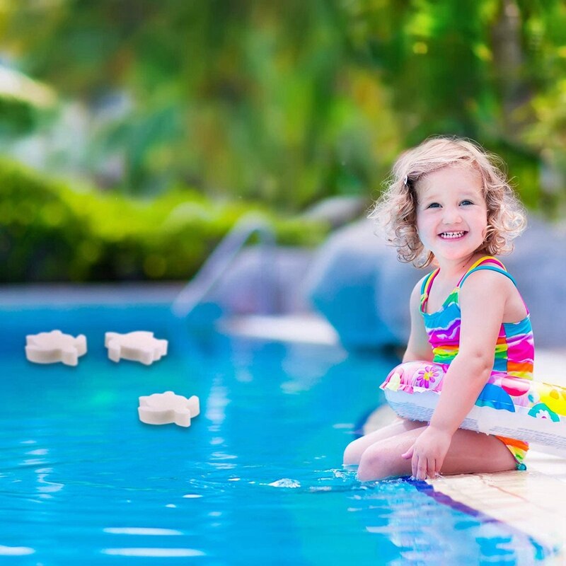 32 Pieces Oil Absorbing Scum Sponge for Tub, Swimming Pool and Spa (Turtle)