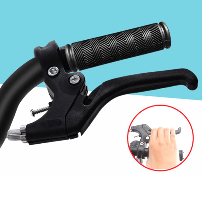 1Pair Bicycle Brake Handle 2-finger Mountain Bike Cycling Brake Levers Bike Bicycle Children Brake Handle Cycling Kids Bikes