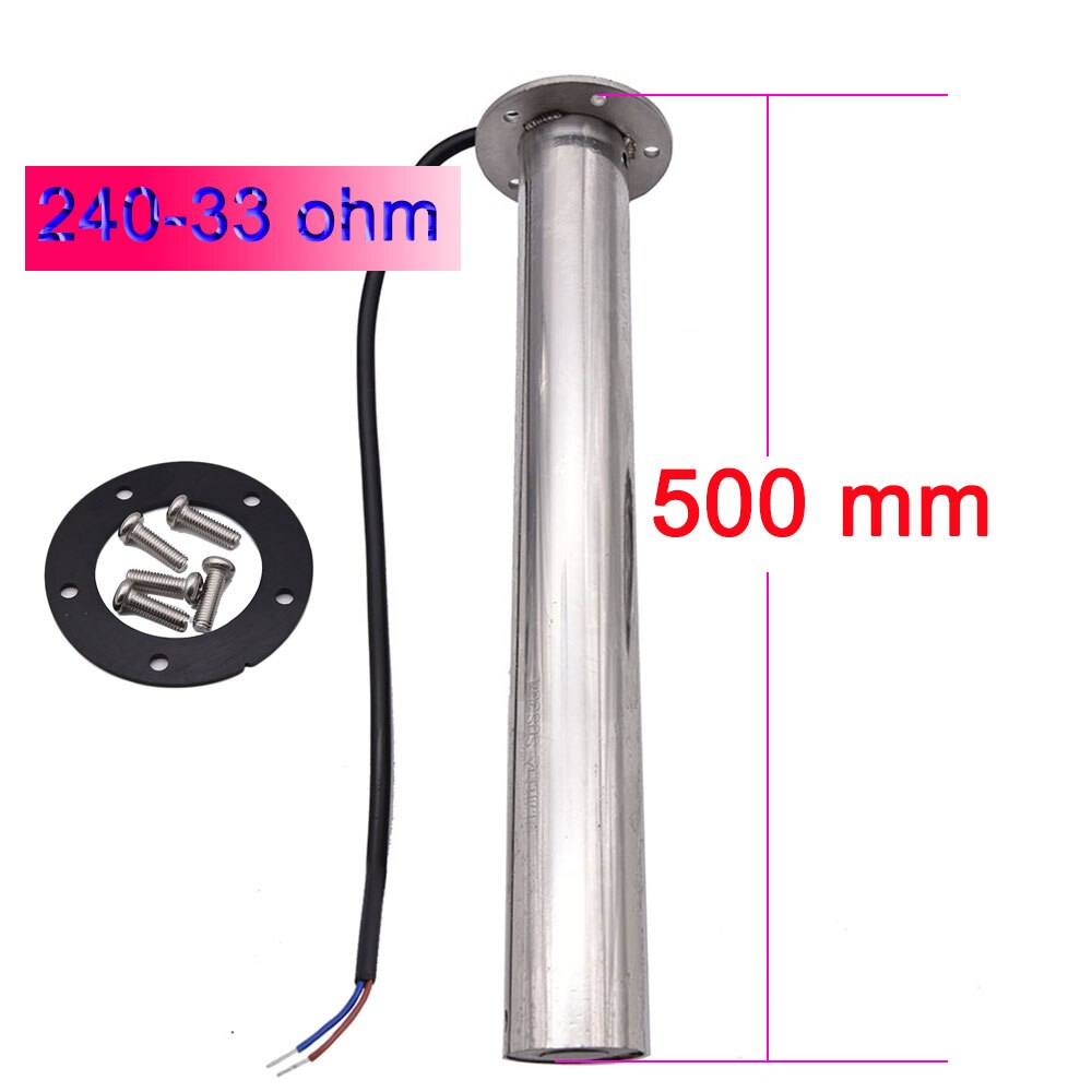 150mm ~ 600mm Abwasser eben Messgerät Sensor Marine Stiefel Auto Kraftstoff Absender Einheit Wasserstand messgeräte 0-190 240-33Ohm wasserstand anzeige: 550mm 0-190Ohm
