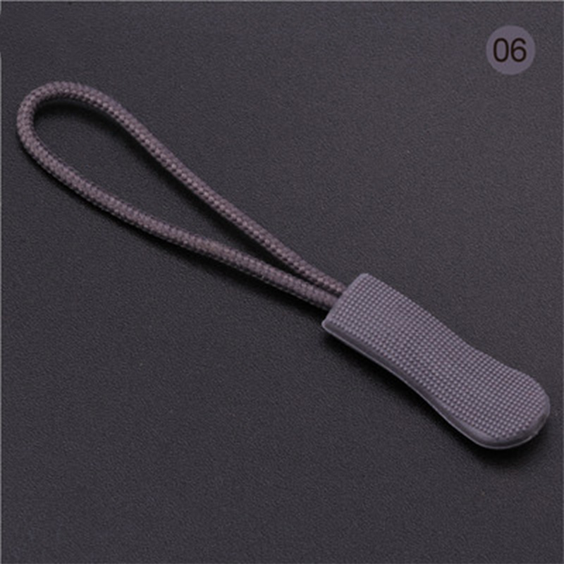 Tirette de fermeture à glissière, 10 pièces, cordon de fermeture à glissière, ajustement d&#39;extrémité, tête de fermeture à glissière de remplacement, Clip de fixation de boucle, valise vêtements, accessoires de couture à domicile: sliver gray