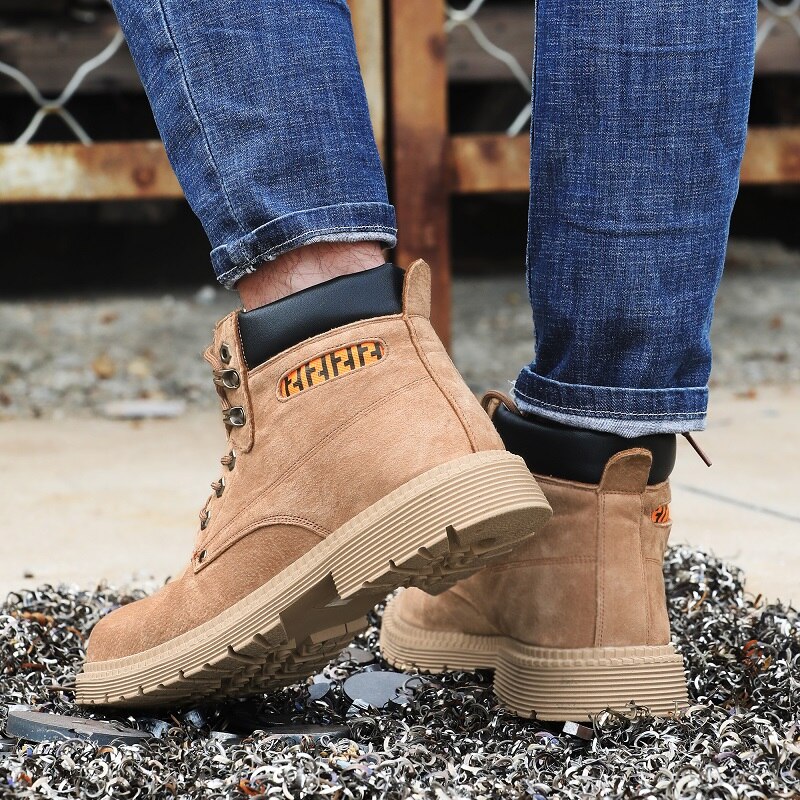 Work Safety Shoes Men For Martin Boots Indestructible Winter Boots Safety Steel Toe Shoes Male Security Boots