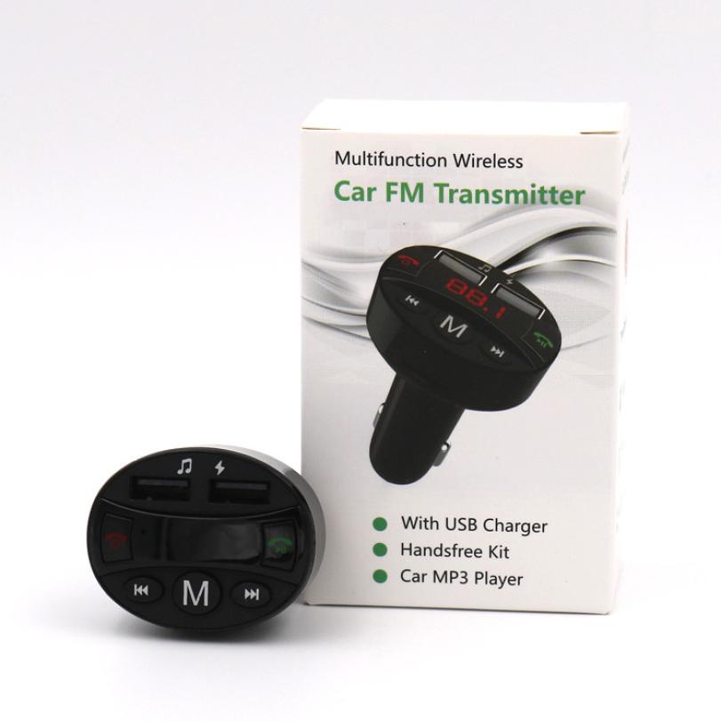 Mini Portable Wireless Bluetooth Car FM Transmitter Handsfree Kit 8.8