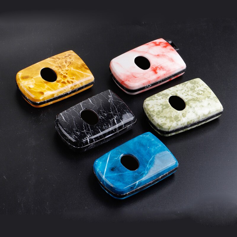 ABS Stone printed Car Key Case For Toyota C-HR CHR Camry corolla Vios RAV4 YARIS Levin Crown Remote smart key bag